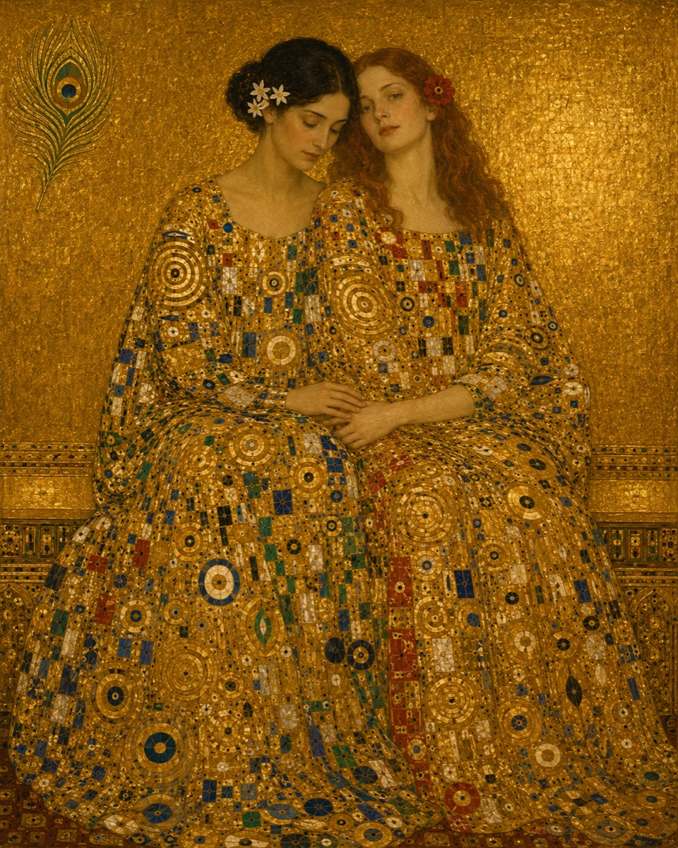 Two Sisters in Gold