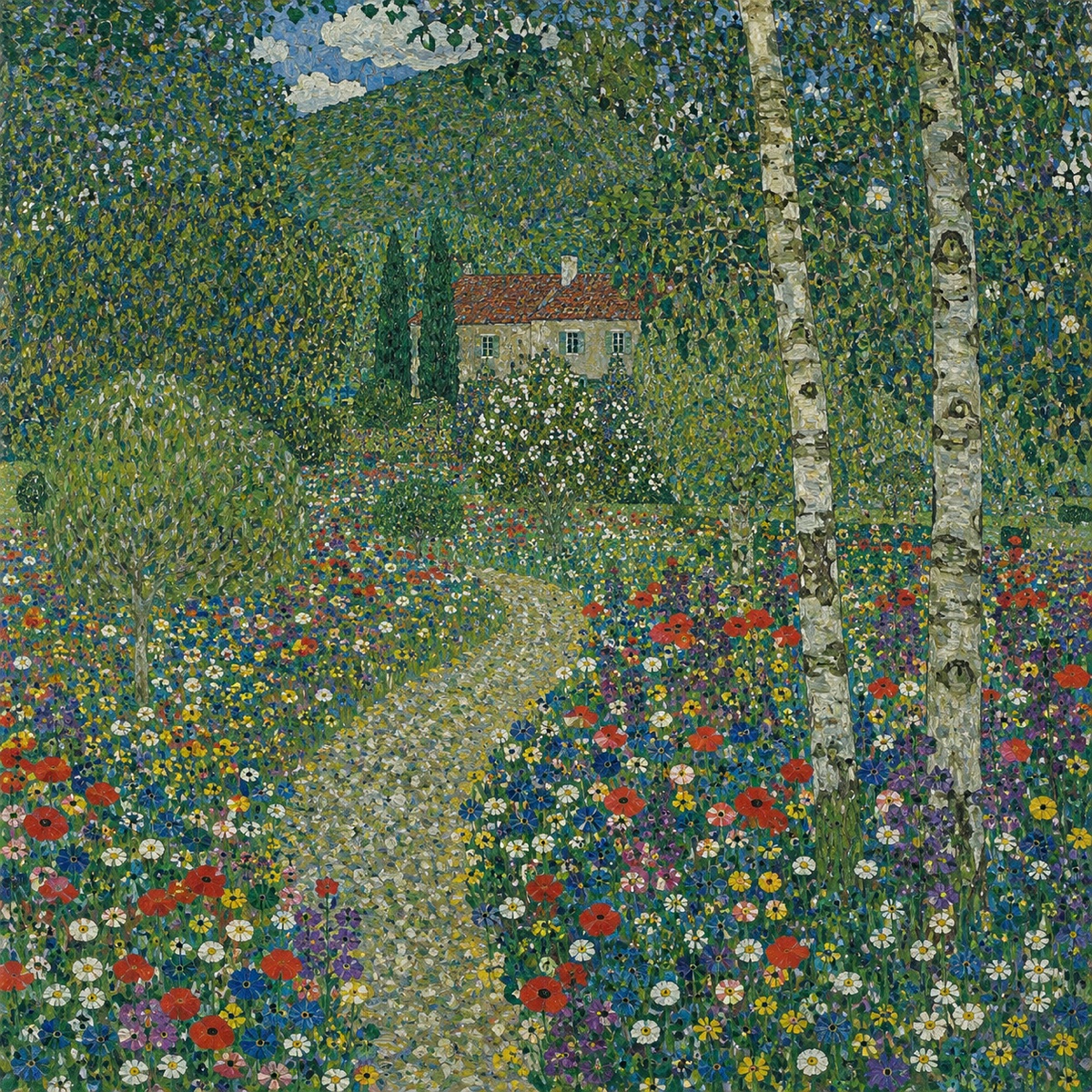 Garden Path in Bloom