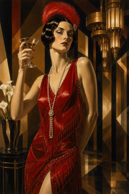 The Flapper in Red