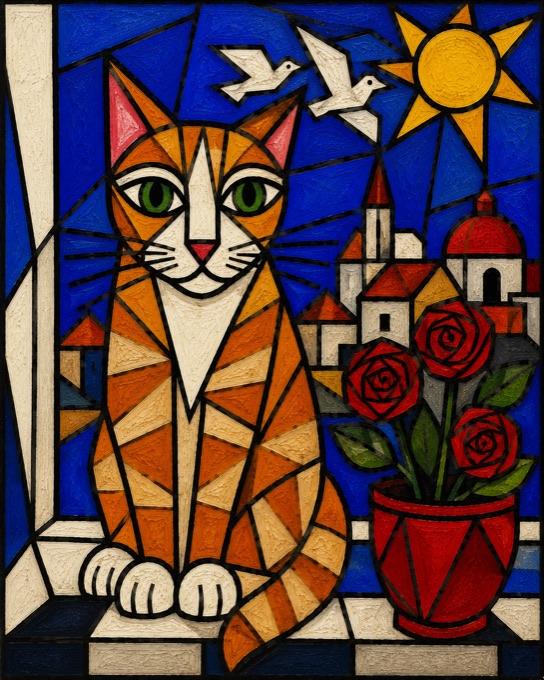 The Cat at the Window