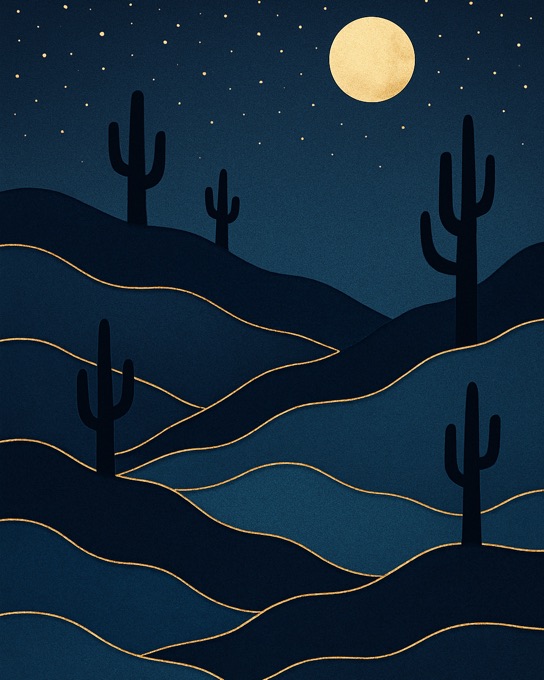 Soren Aalto — Desert Moonrise