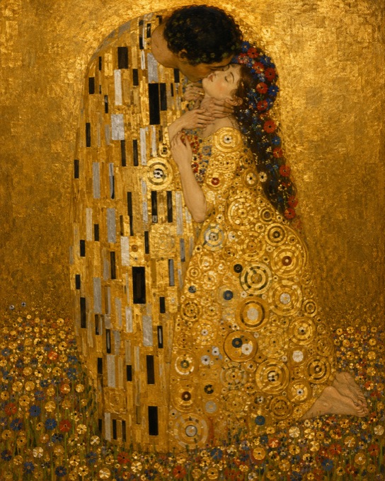 The Lovers in Gold