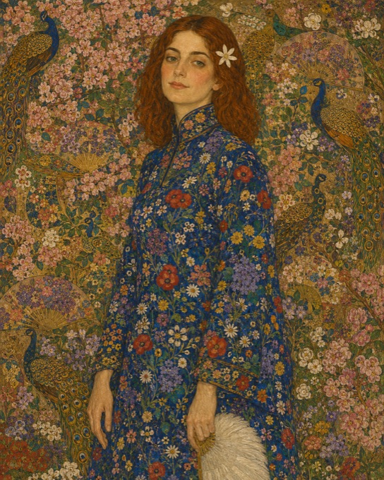 The Lady in Cobalt