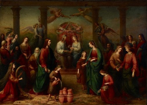 The marriage at Cana of Galilee. by Adelaide Eliza Ironside