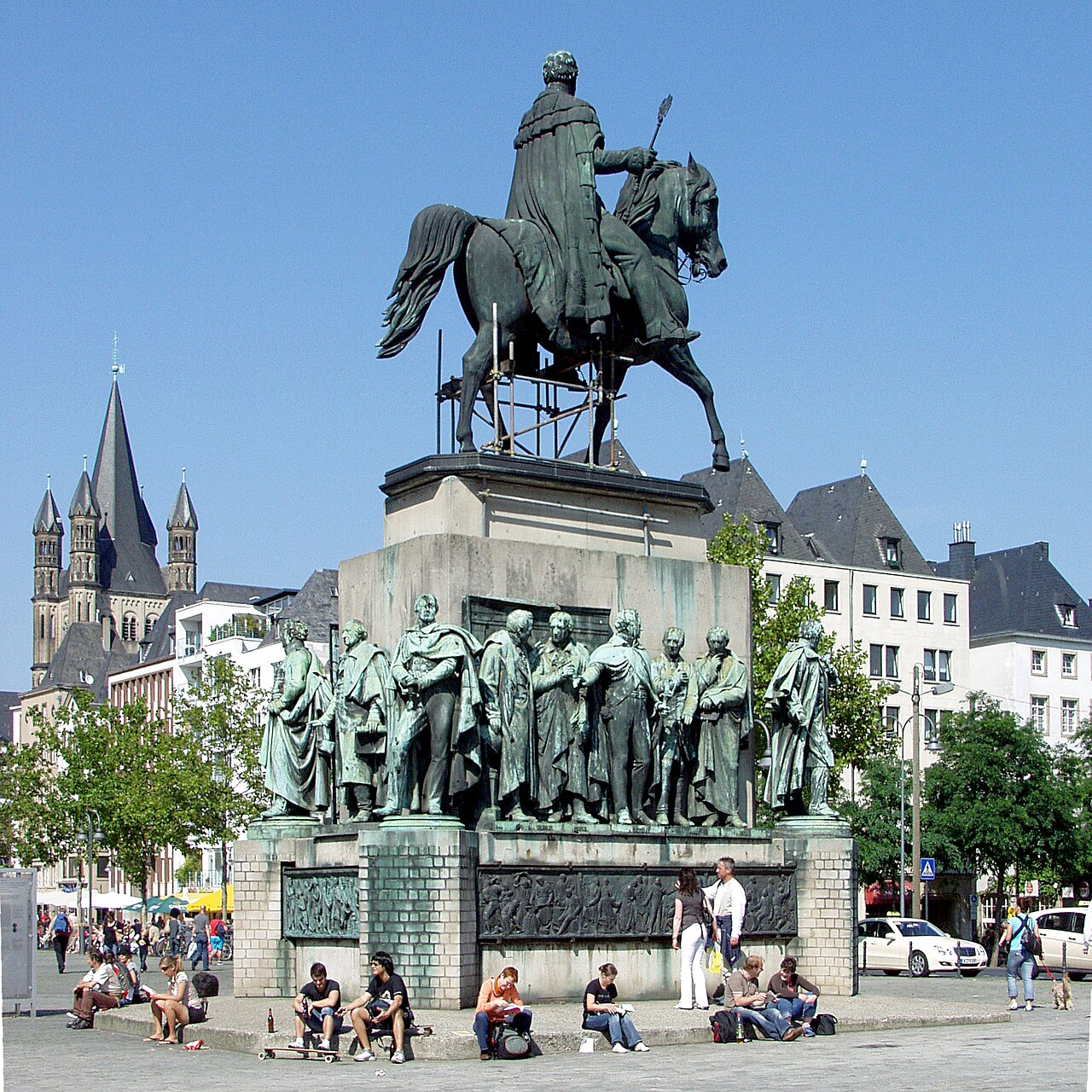 equestrian statue of Frederick William III by Alexander Calandrelli