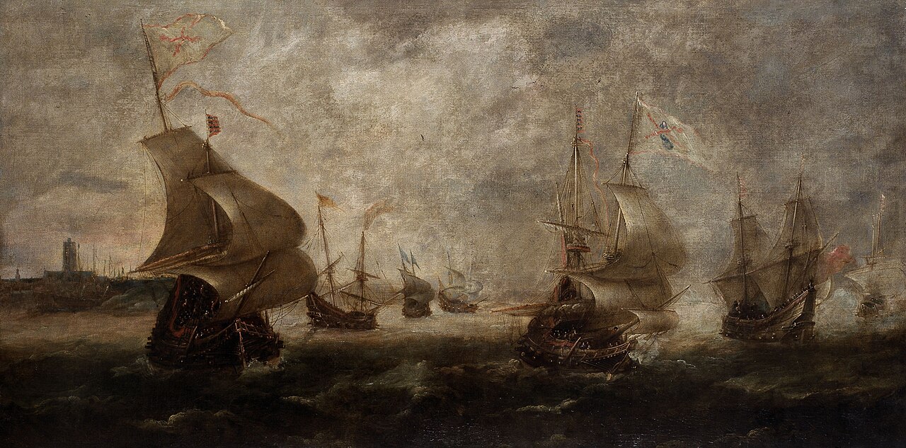 Naval Battle by Andries van Eertvelt