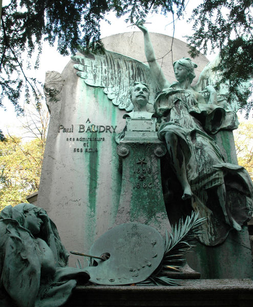 Paul Baudry's tomb by Antonin Mercié
