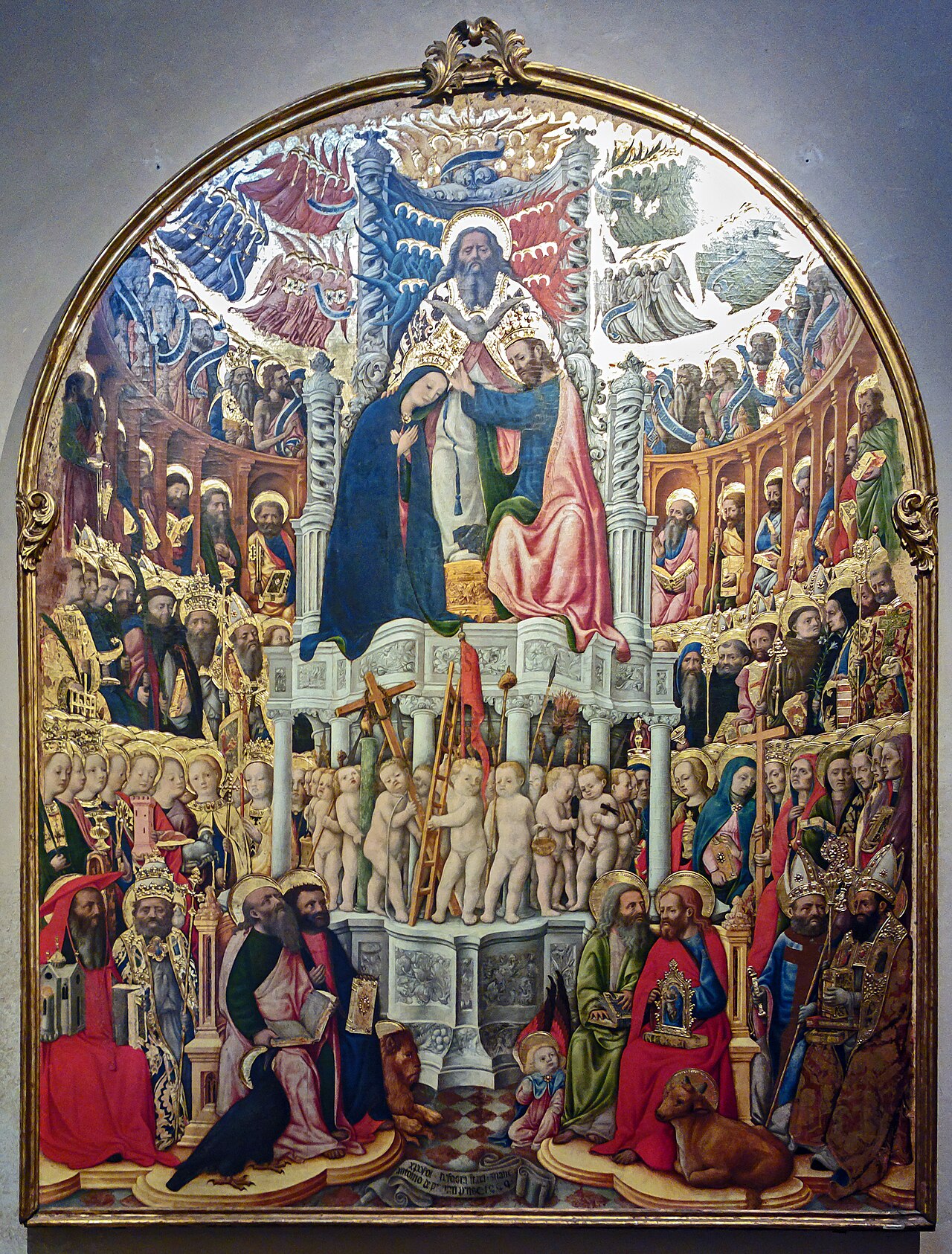 Coronation of Mary by Antonio Vivarini