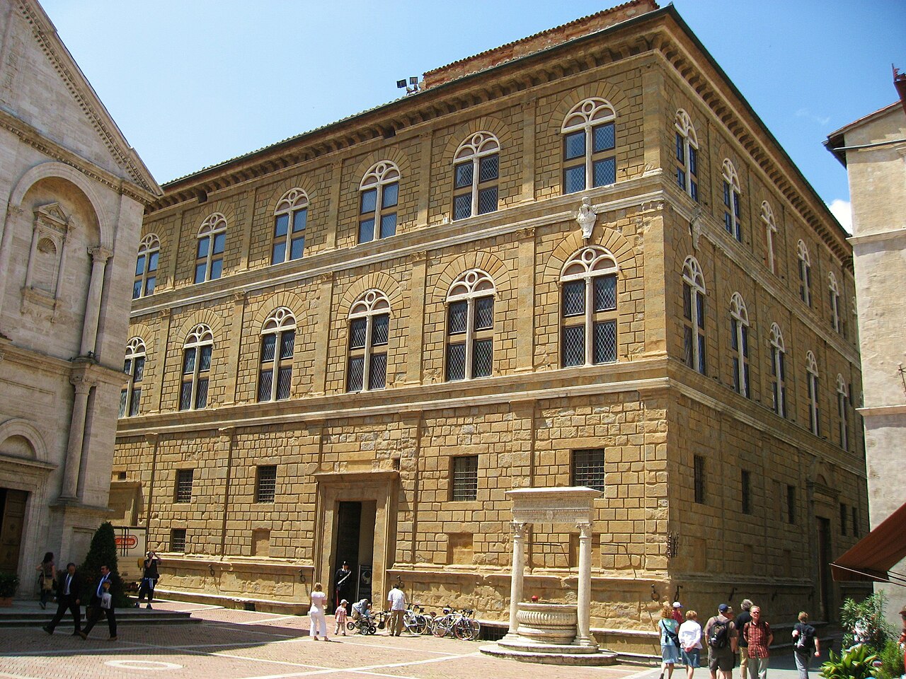 Palazzo Piccolomini by Bernardo Rossellino