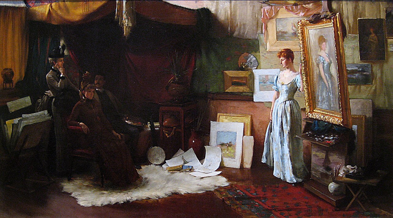 Fair Critics by Charles Courtney Curran