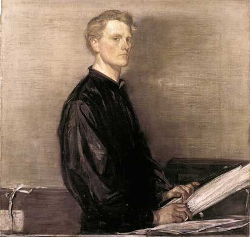 Portrait of Charles Haslewood Shannon