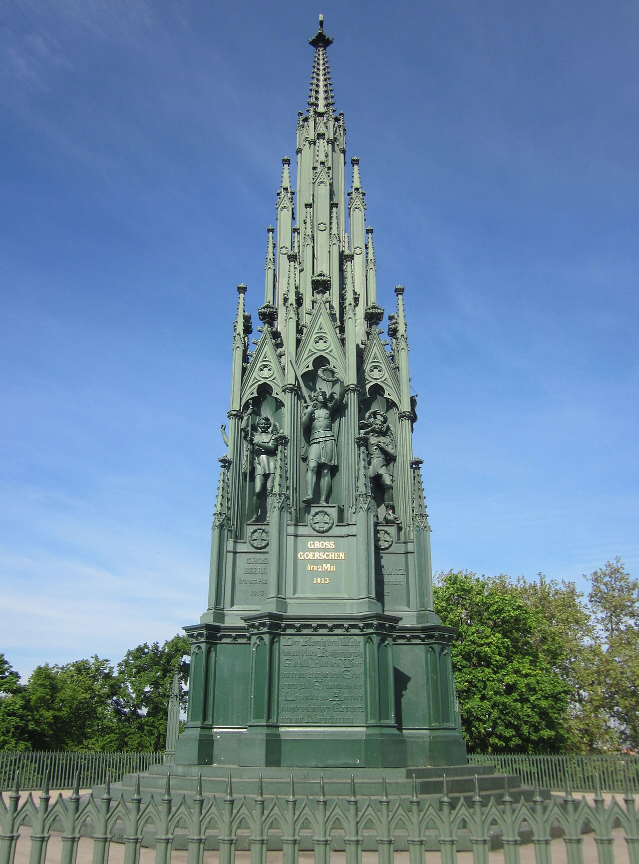 Prussian National Monument for the Liberation Wars by Christian Daniel Rauch