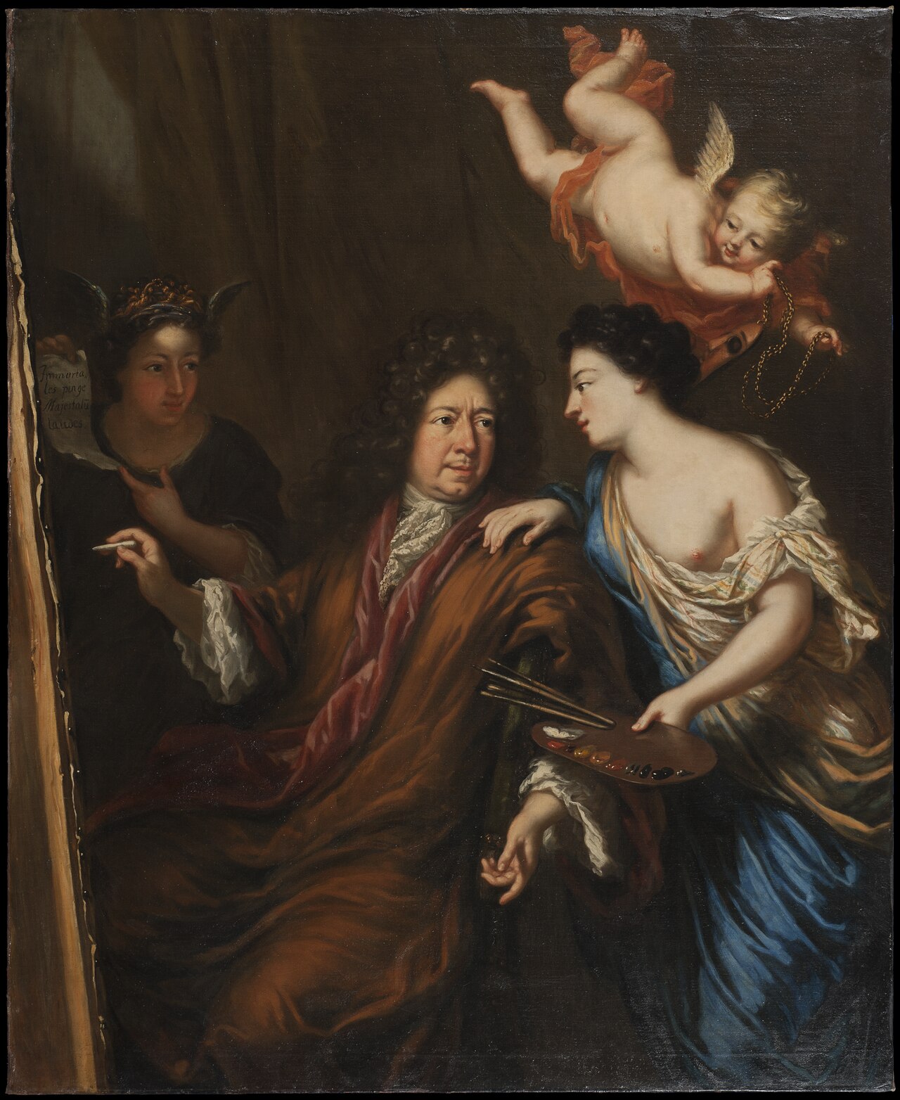 Selfportrait with Allegories by David Klöcker Ehrenstrahl