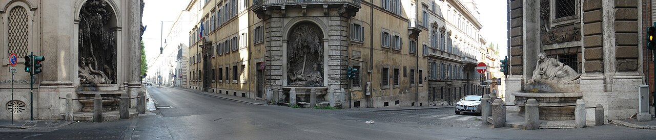 Quattro Fontane by Domenico Fontana