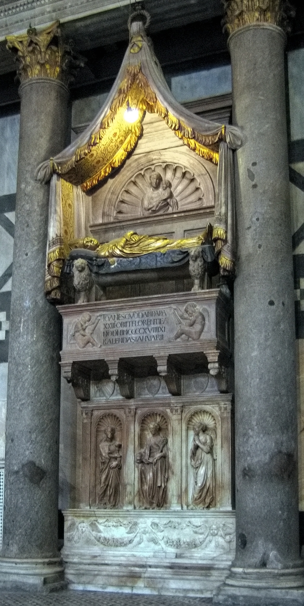 Tomb of Antipope John XXIII by Donatello