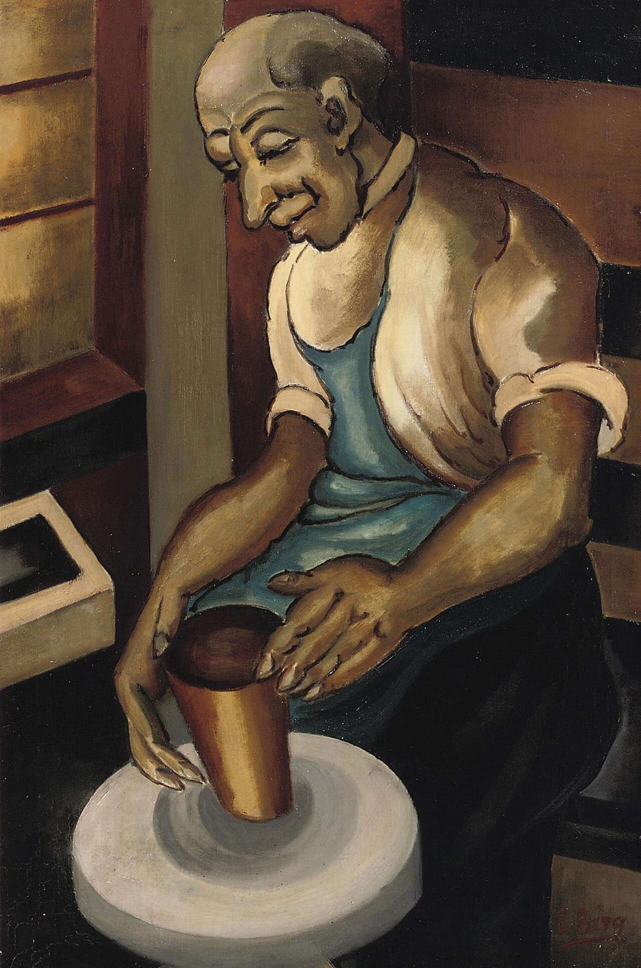 A potter by Else Berg