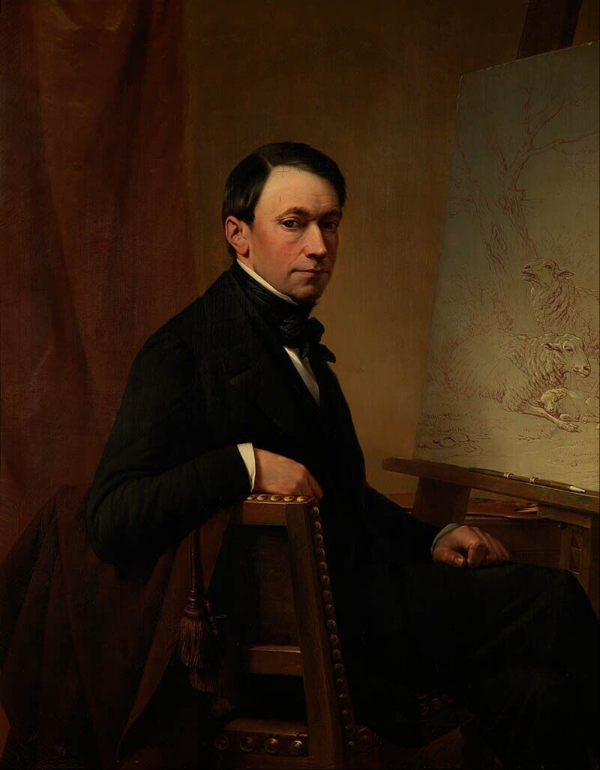 Portrait of Eugène Verboeckhoven
