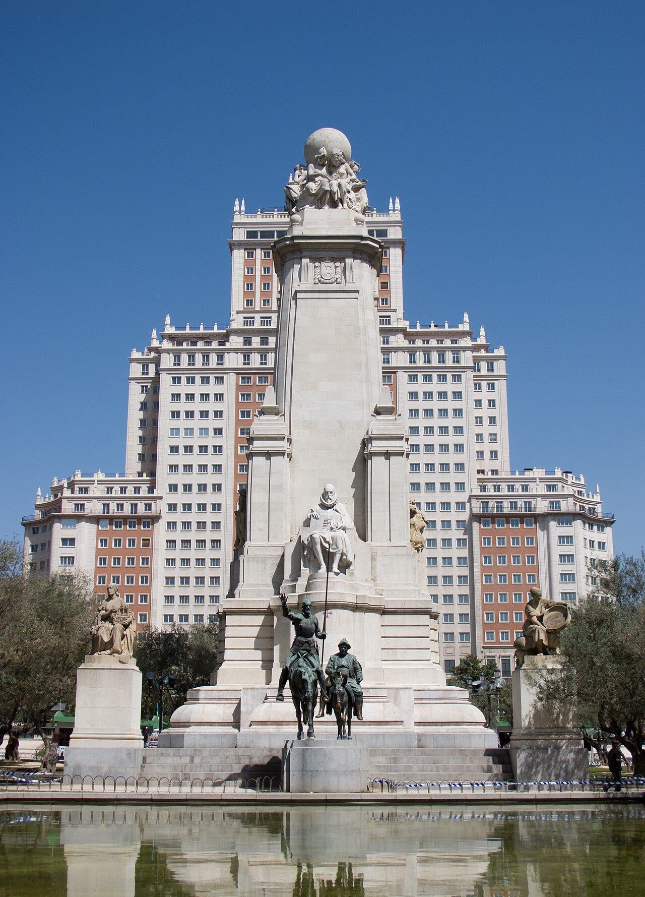 Monument to Miguel de Cervantes by Federico Coullaut-Valera Mendigutia
