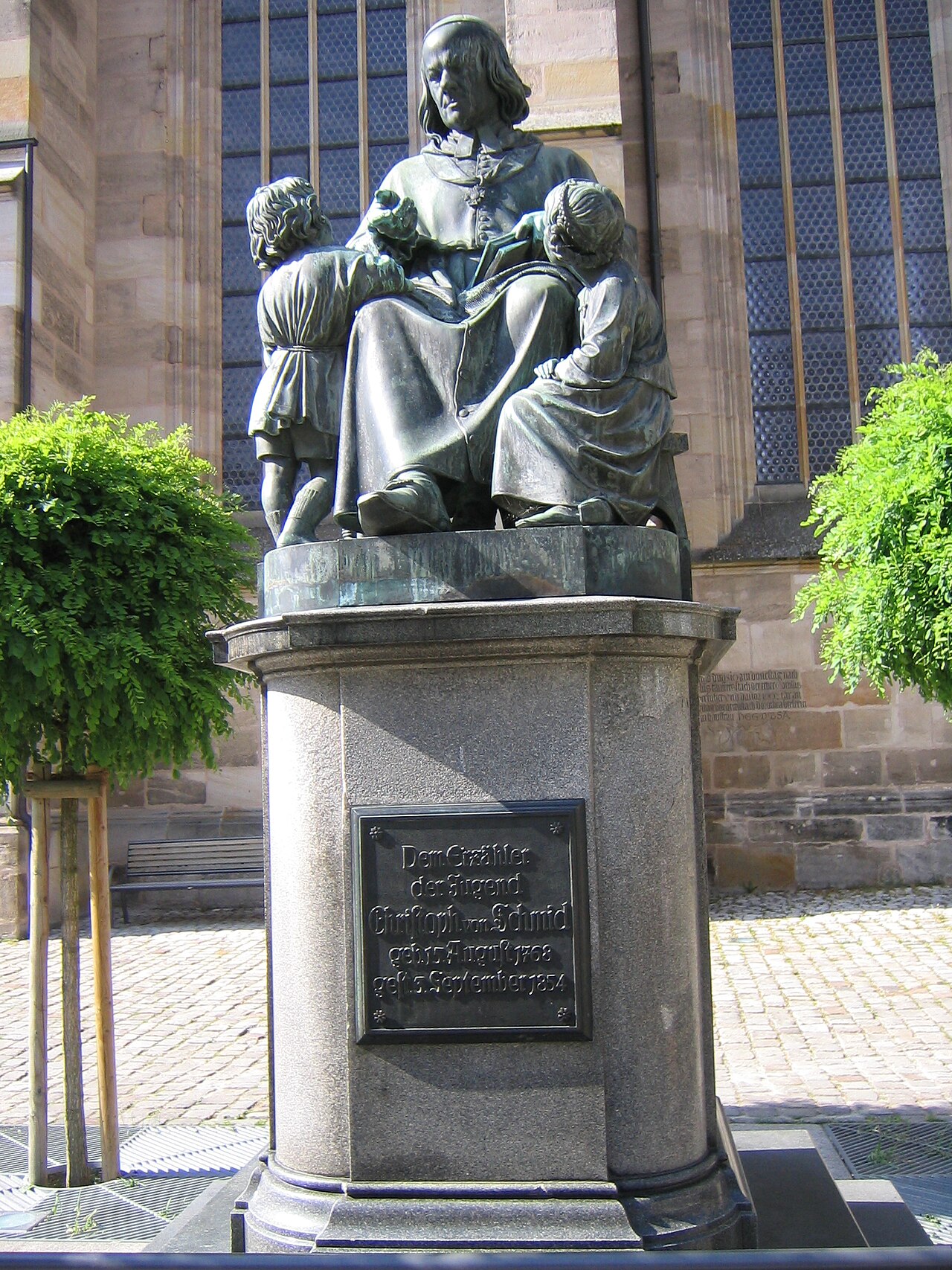 Christoph-von-Schmid monument by Ferdinand von Miller