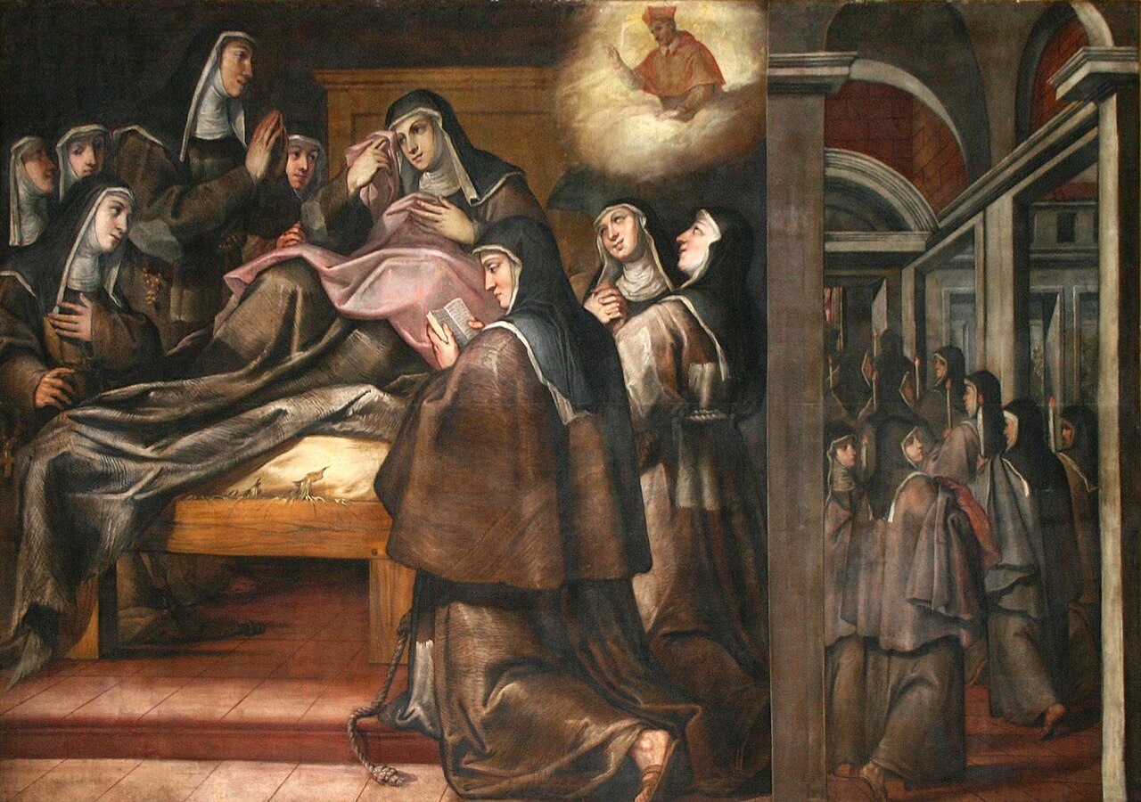Miracle of sister Candida Agudi by Filippo Abbiati