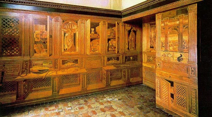 Studiolo di Federico da Montefeltro by Francesco di Giorgio