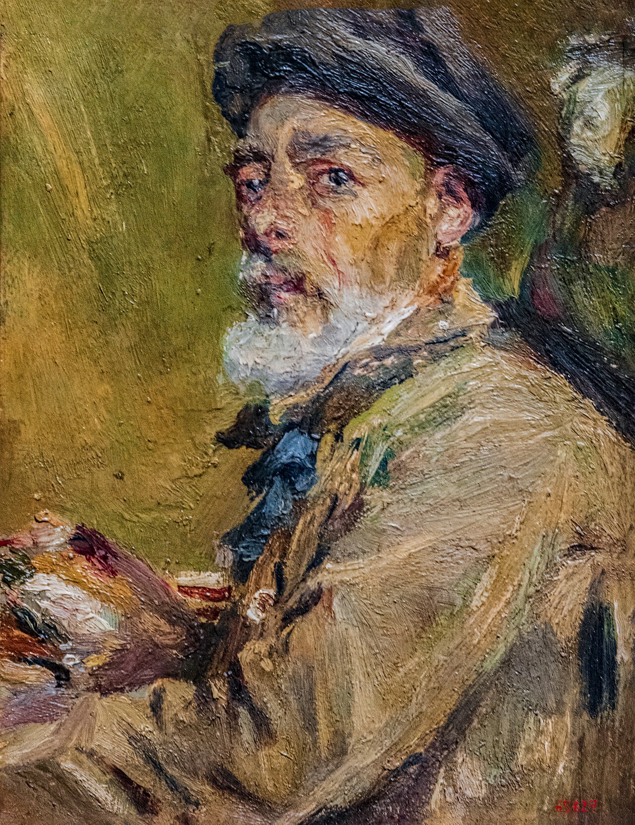 Self-portrait with Cap by Francisco Gimeno Arasa
