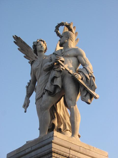Nike Crowns the Hero by Friedrich Drake