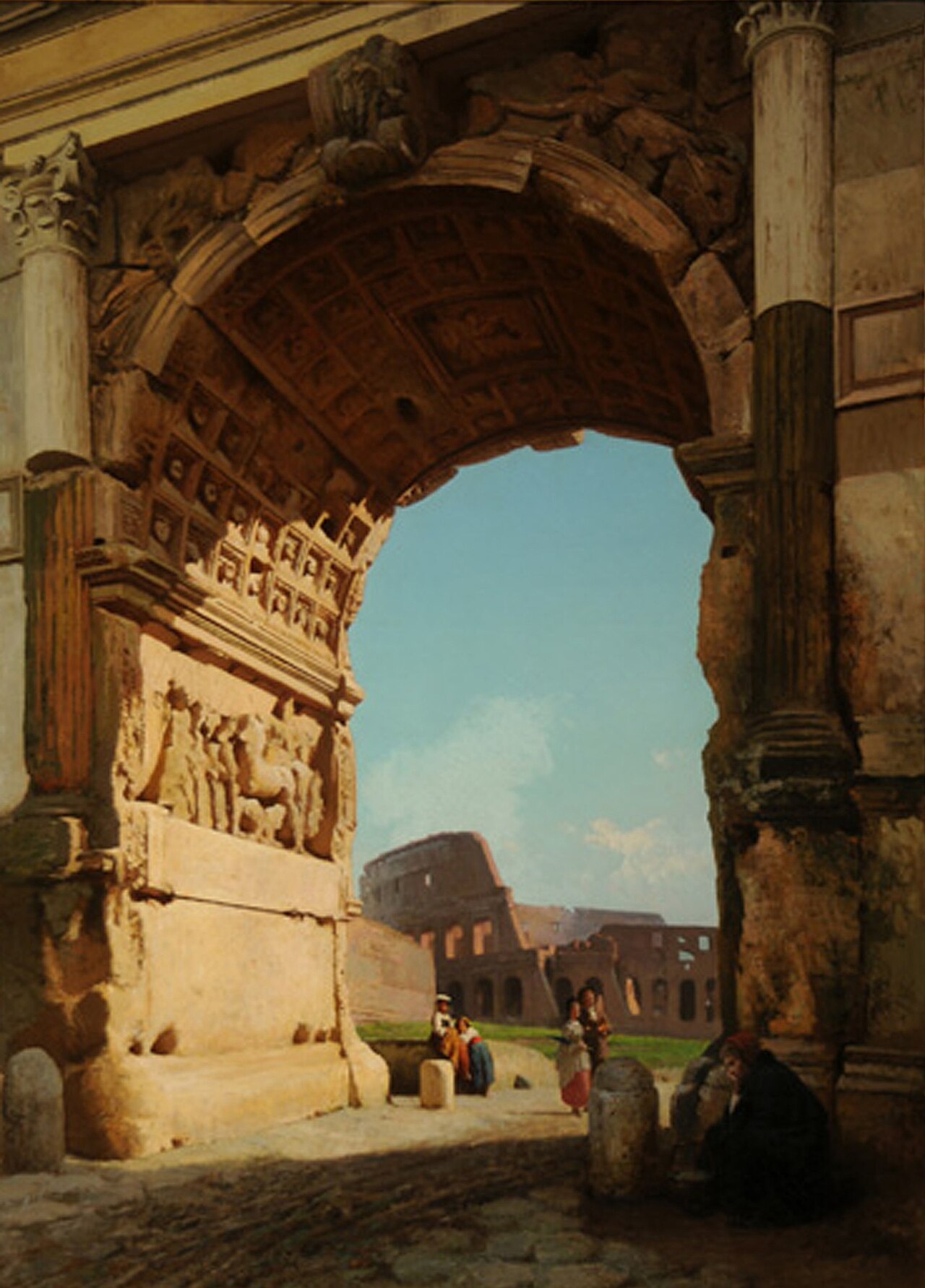 Arch of Titus by George Peter Alexander Healy