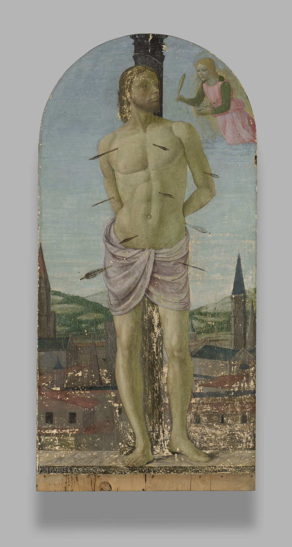 Saint Sebastian by Gherardo di Giovanni del Fora