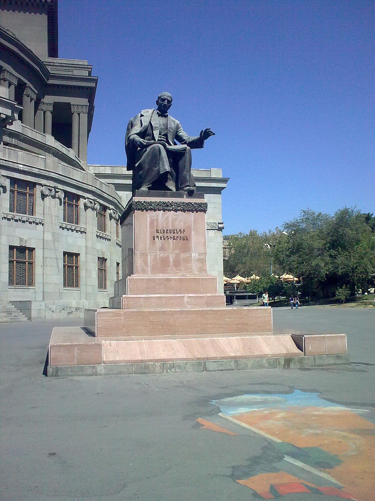 Alexander Spendiaryan's monument by Ghukas Chubaryan