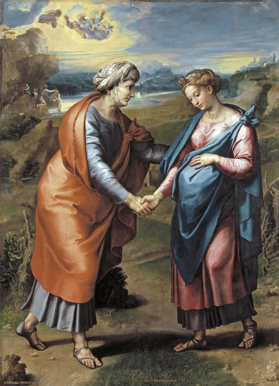Visitation by Gianfrancesco Penni