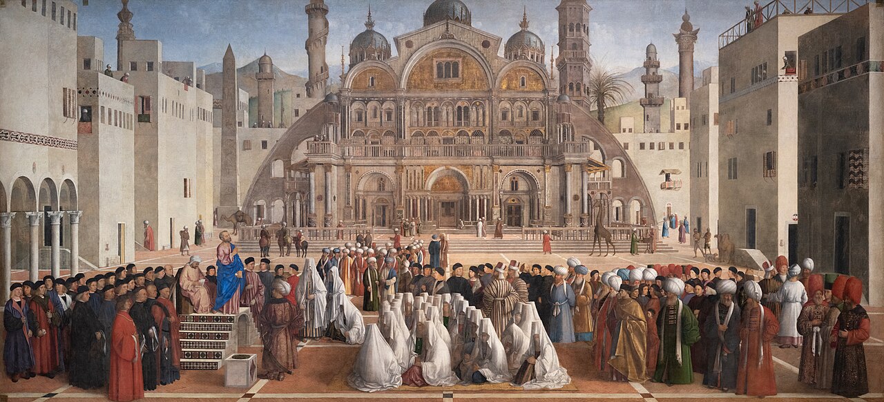 Saint Mark Preaching in Alexandria by Giovanni Bellini