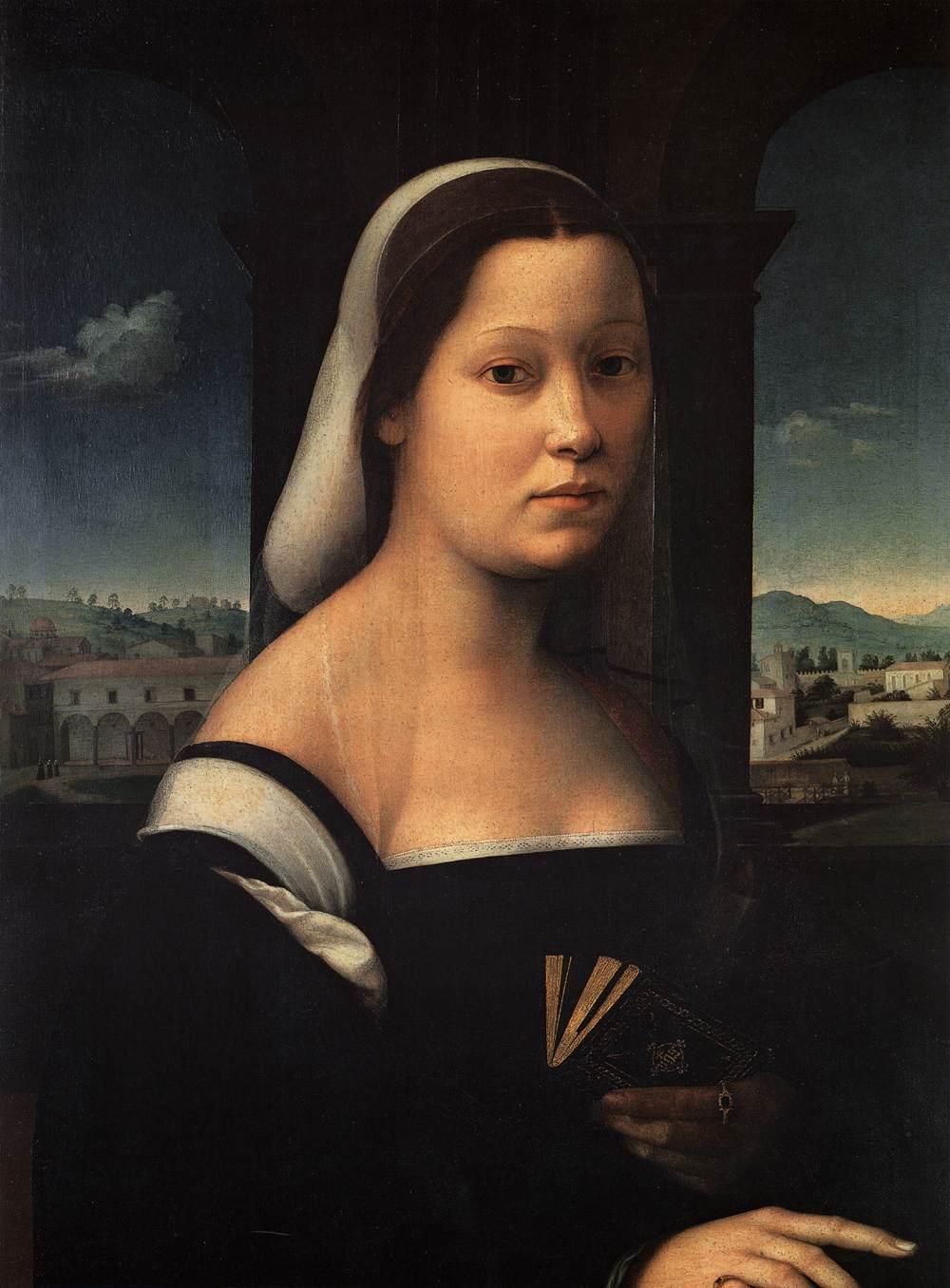 Portrait of a Woman, called "The Nun" by Giuliano Bugiardini