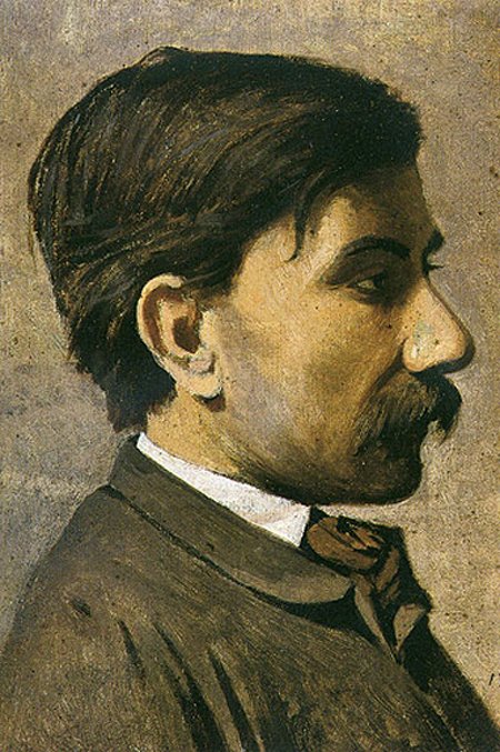 Portrait of a man by Giuseppe Abbati