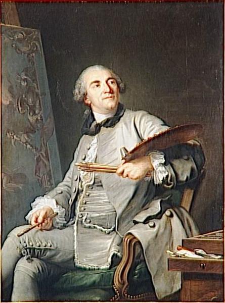Portrait of Jean-Baptiste Marie Pierre by Guillaume Voiriot