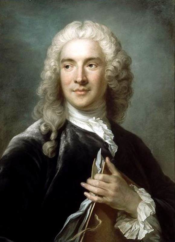Portrait de Charles Natoire by Gustaf Lundberg