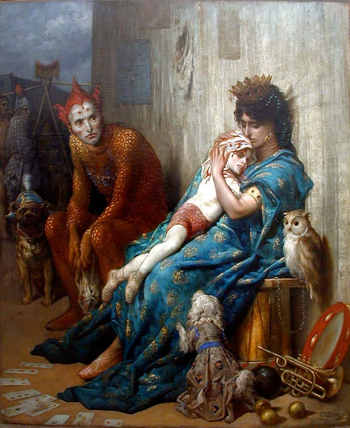 Les Saltimbanques by Gustave Doré