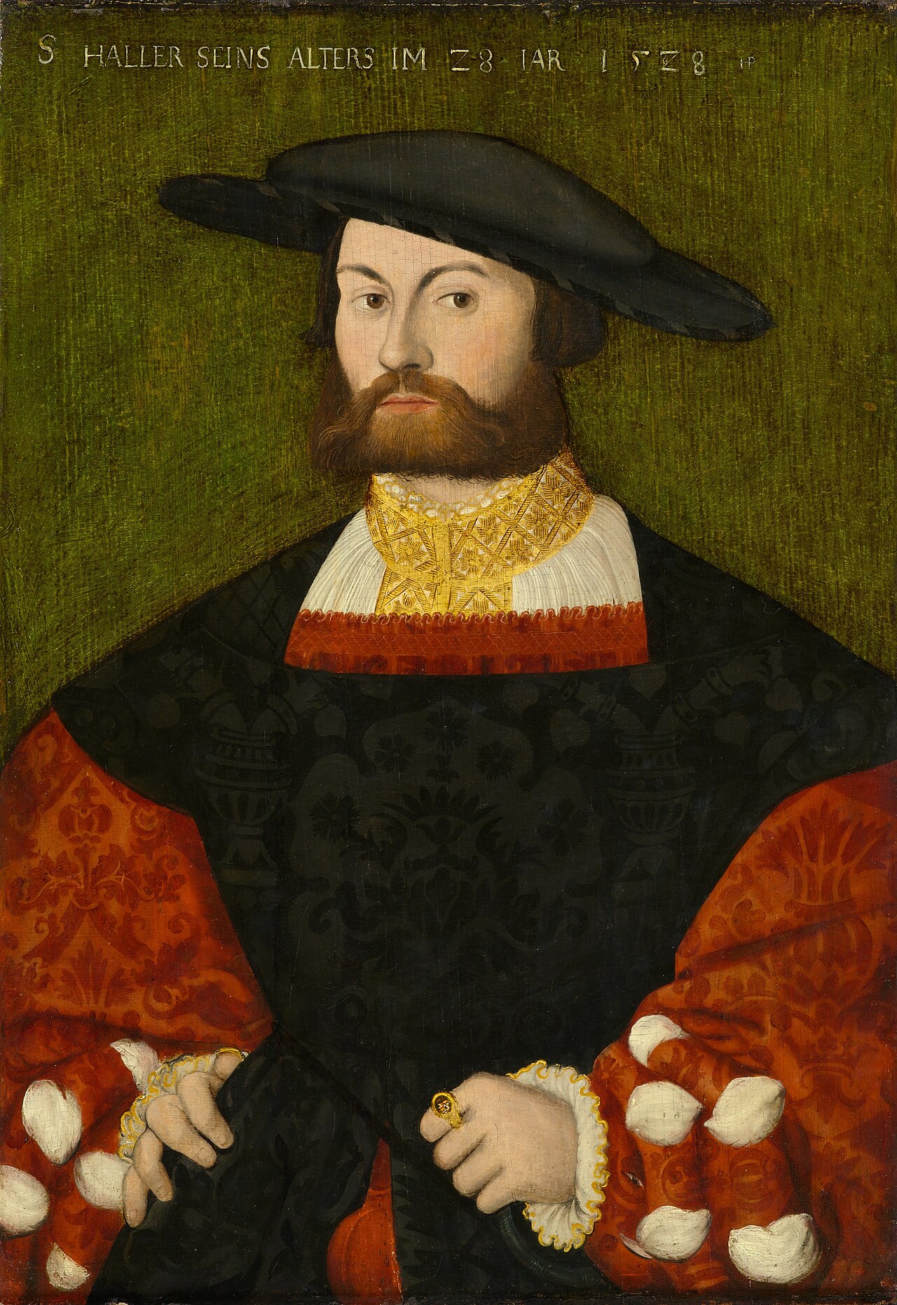 Portrait of Sebald Haller von Hallerstein by Hans Brosamer