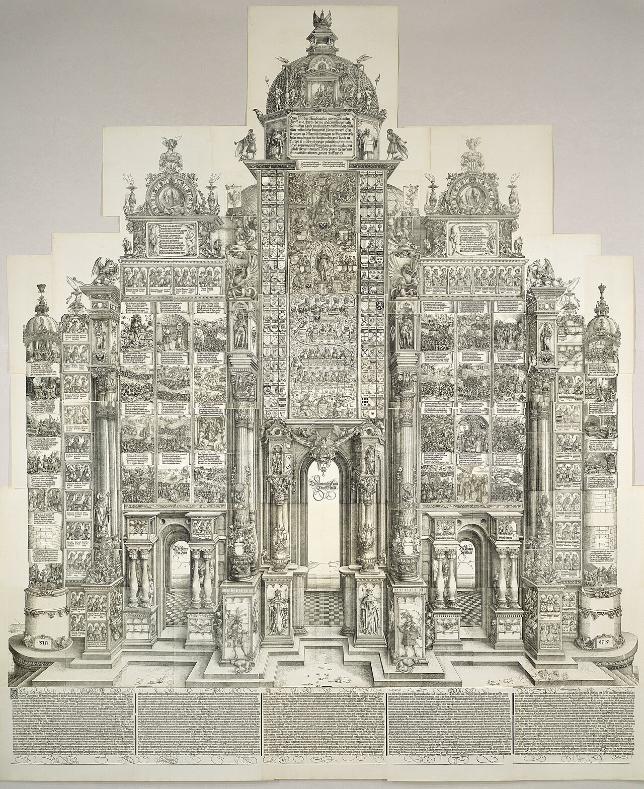 Triumphal Arch by Hans Springinklee