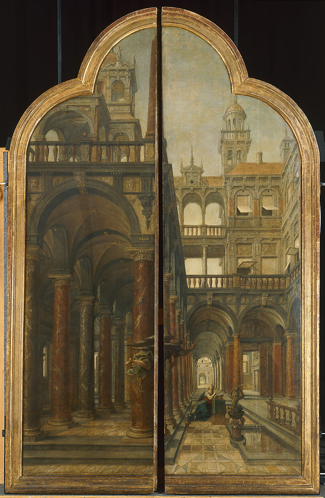 Annunciation by Hans Vredeman de Vries
