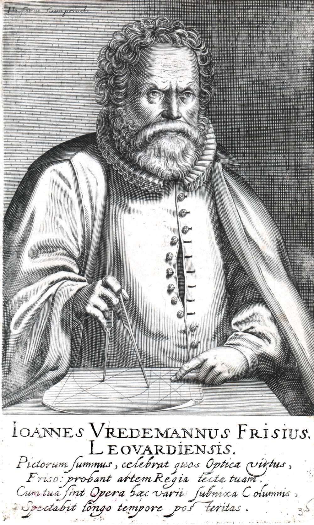 Portrait of Hans Vredeman de Vries