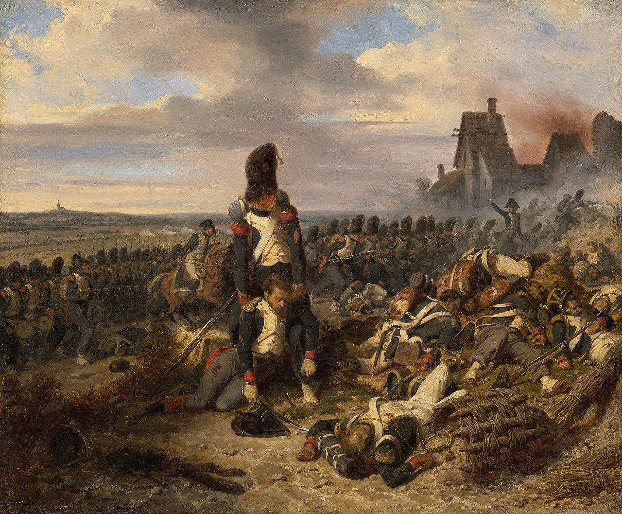 Battle Scene by Hippolyte Bellangé