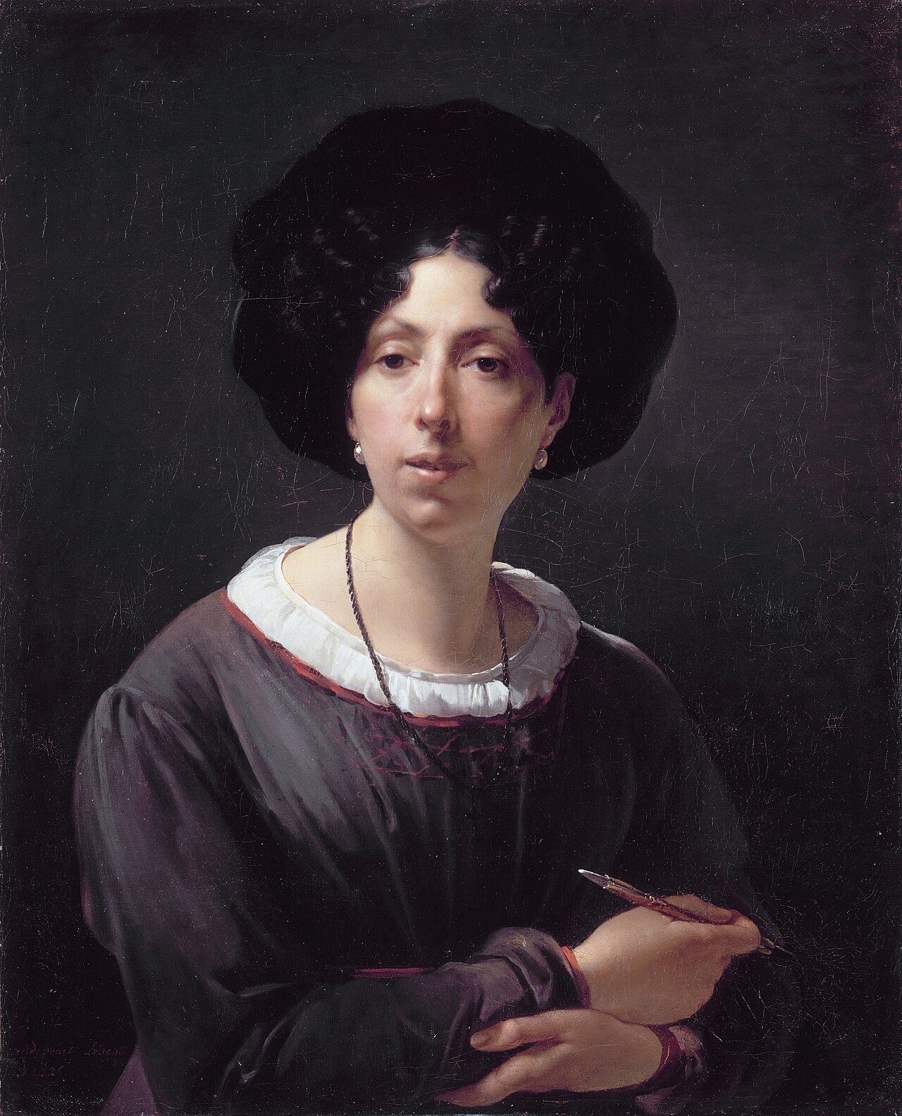 Portrait of the Artist by Hortense Haudebourt-Lescot