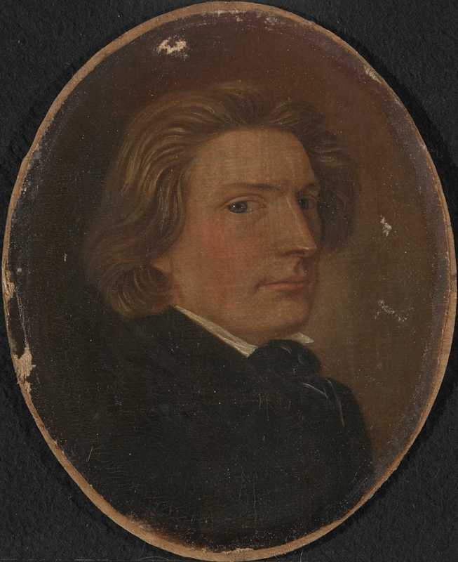 Self-portrait of Jacob Mathias Calmeyer by Jacob Calmeyer