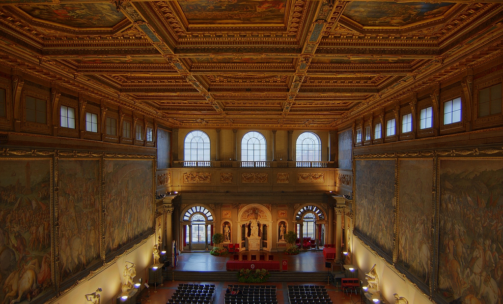 Salone dei Cinquecento by Jacopo Zucchi