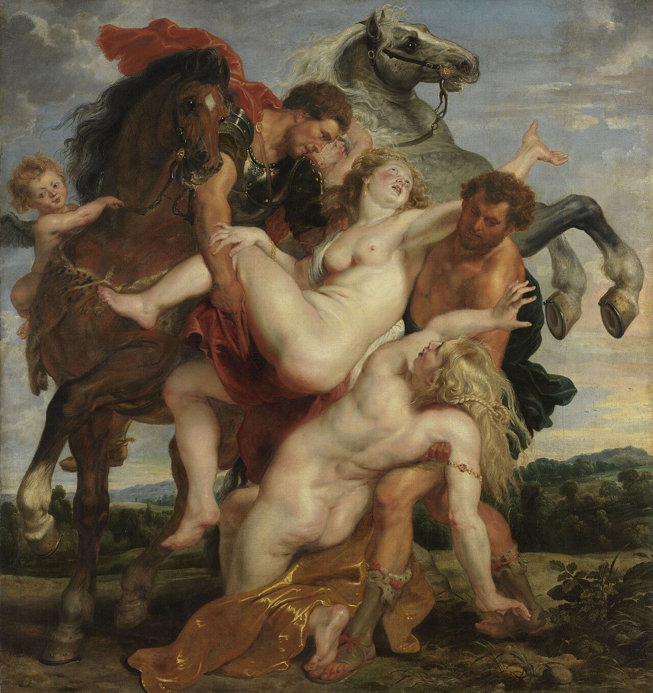 The Rape of the Daughters of Leucippus by Jan Wildens