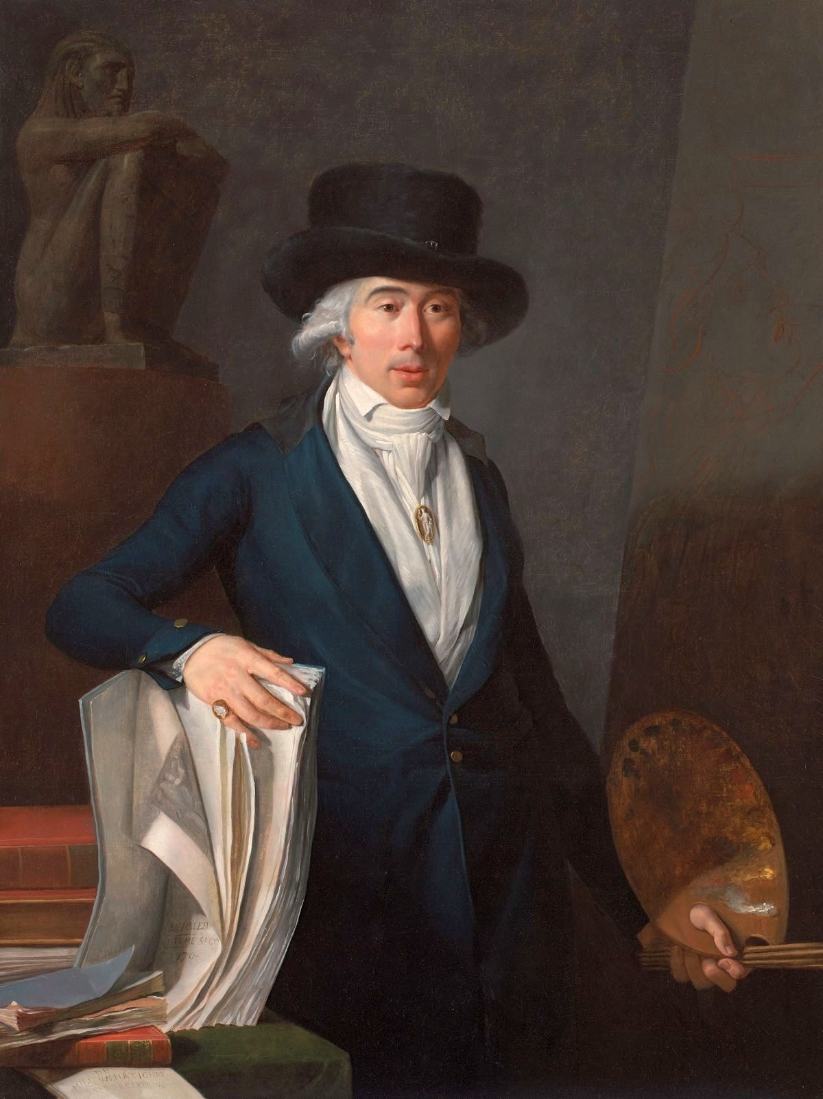 Self-portrait by Jean-Baptiste-Pierre Le Brun