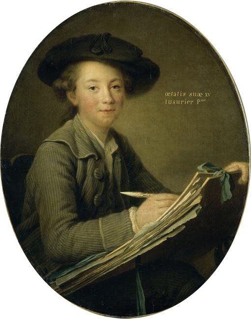 Portrait of Jean Germain Drouais