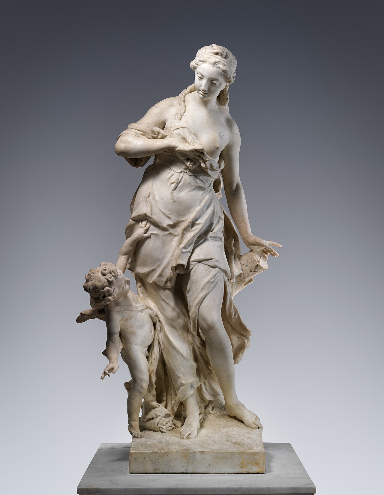 La Crainte des Traits de l'Amour by Jean-Louis Lemoyne