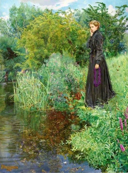 Boer War, 1900 - 1901 -  Last Summer Things Were Greener by John Byam Liston Shaw